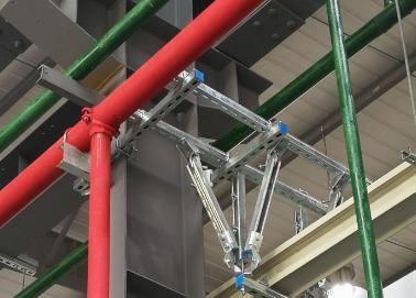 枣强该抗震支架的整体式支吊架结构协调性好